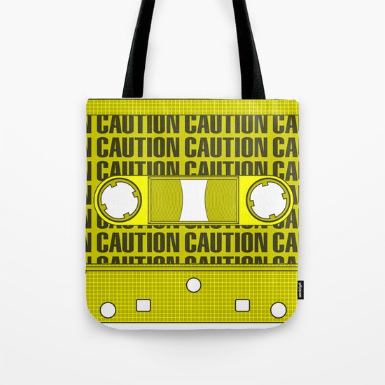 Caution Tape Tote Bag