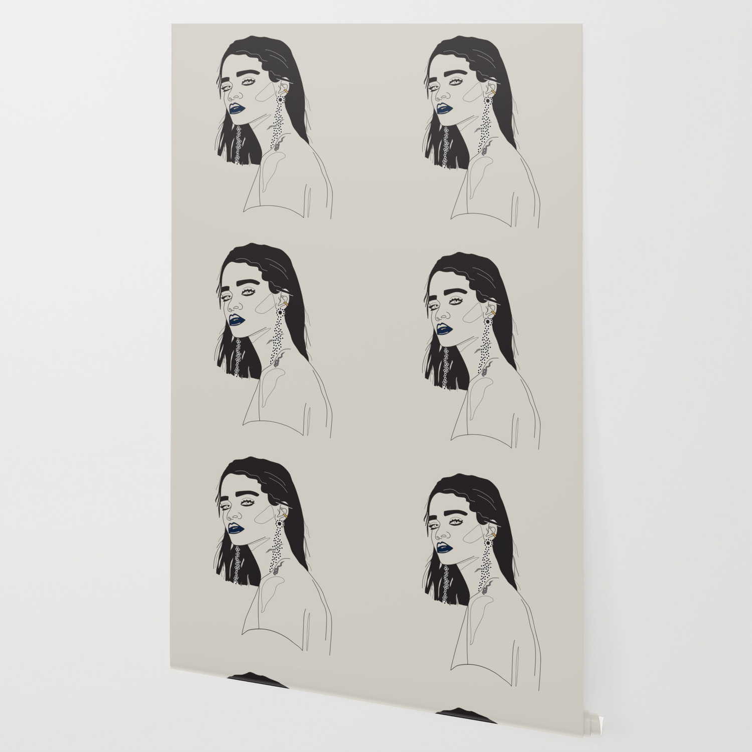 Rihanna Blue Wallpaper By Andersonartco Society6