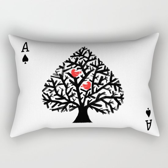 Ace of spade Rectangular Pillow