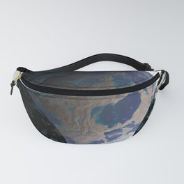 Abstract Blue Planet Fanny Pack