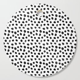 Black & White Dalmatian Pattern Cutting Board