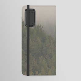  Spring Misty Morning Pine Forest in the Scottish Highlands Android Wallet Case
