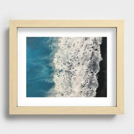 Black Sands Kona Recessed Framed Print