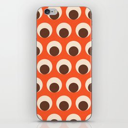 Dot eye Orange iPhone Skin