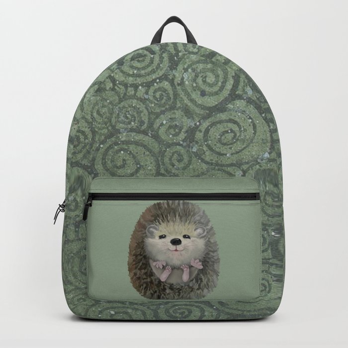 Cute Baby Hedgehog Backpack By Artsymouse Society6