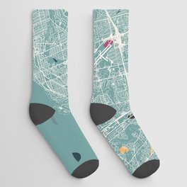 Toronto - City Map - Terrazzo Socks