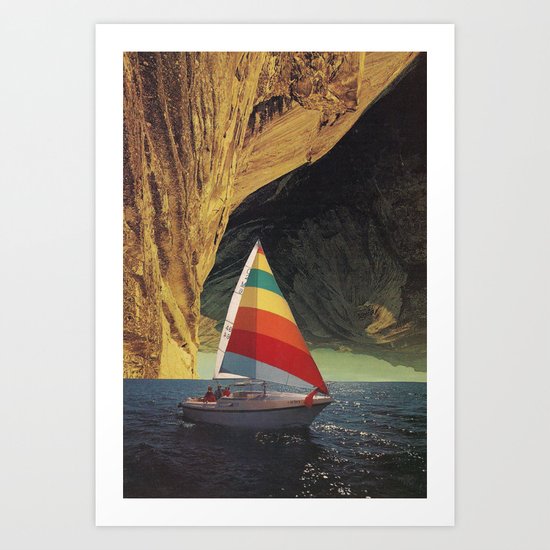 On Holiday Art Print