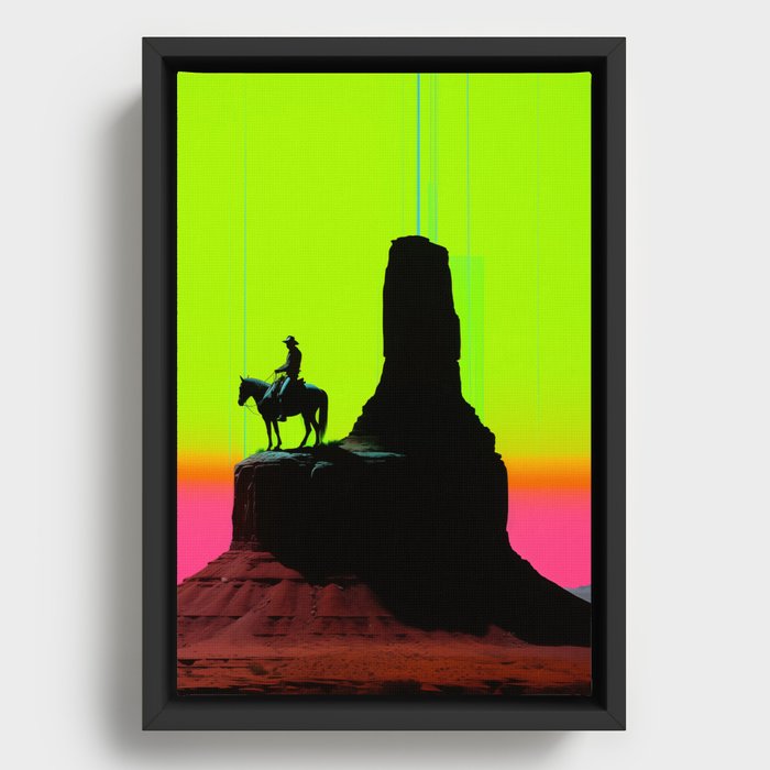 Neon West - S4 - 07 Framed Canvas