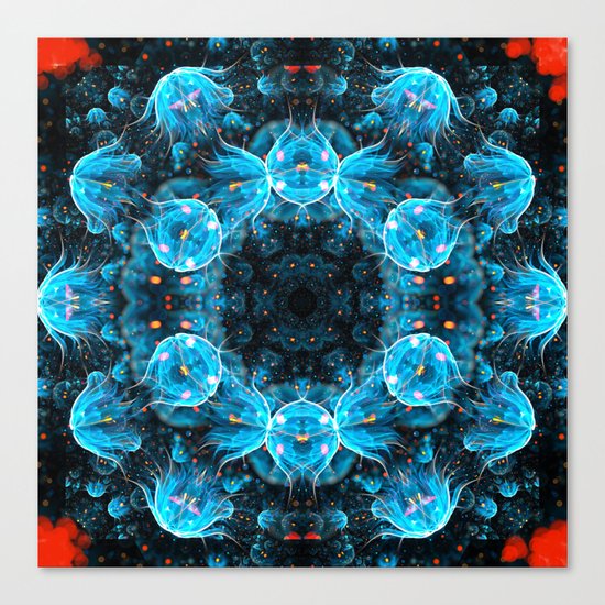 Deep Sea Mandala Canvas Print