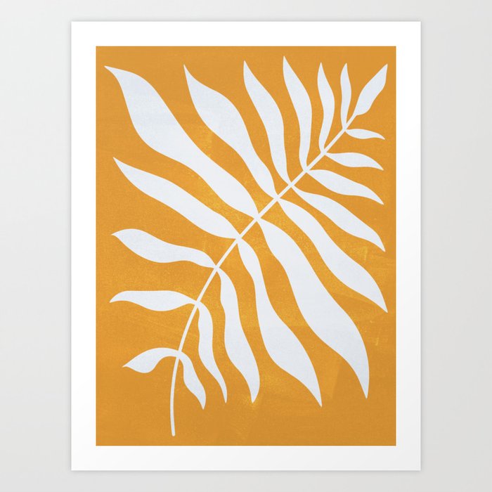 Wild Ferns: Tulip Yellow Edition Art Print