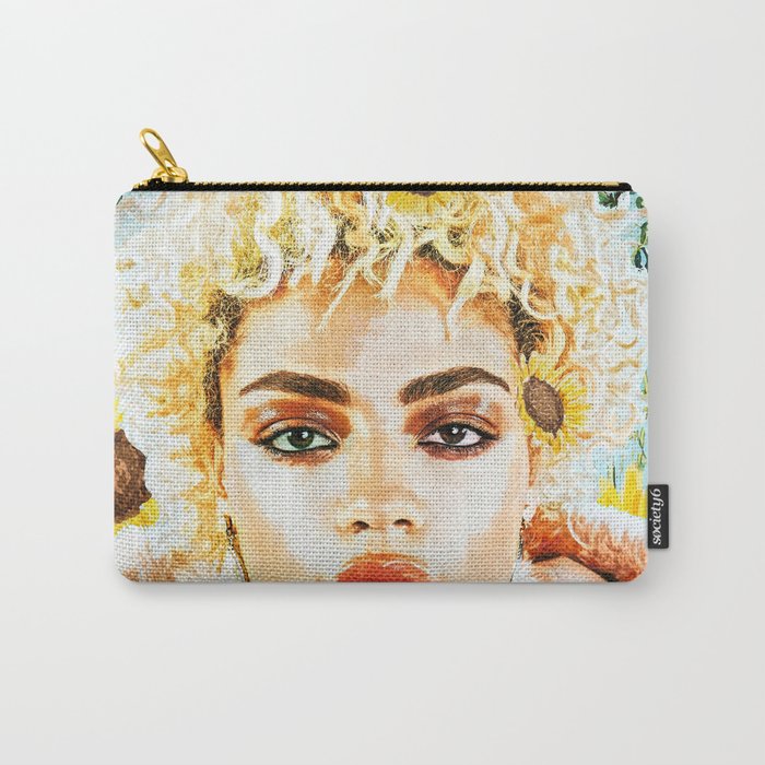 Miss Sunflower Carry-All Pouch