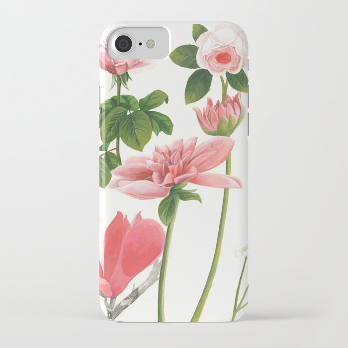 red flower iPhone Case