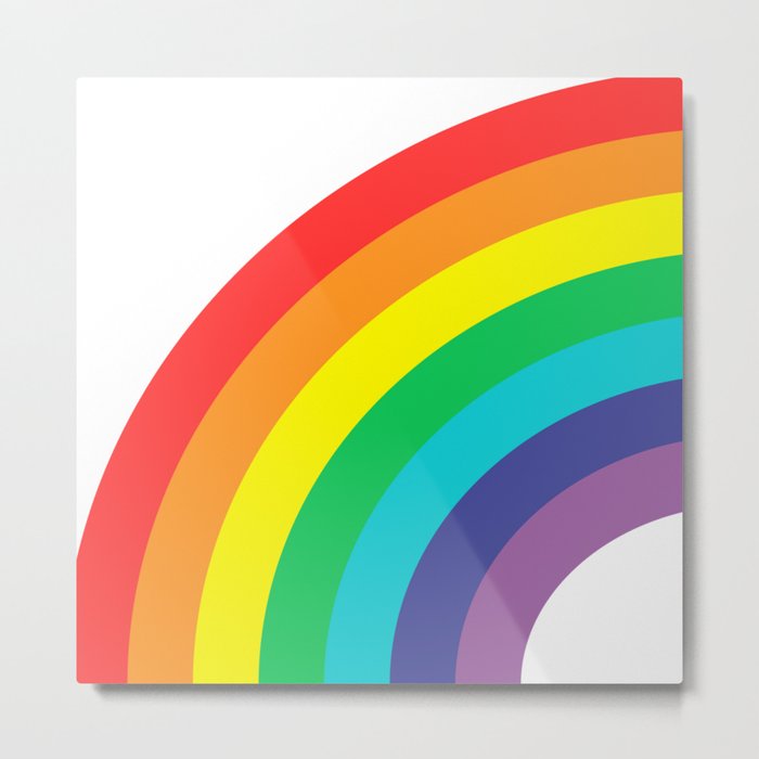 Wave Your Rainbow with Pride Metal Print