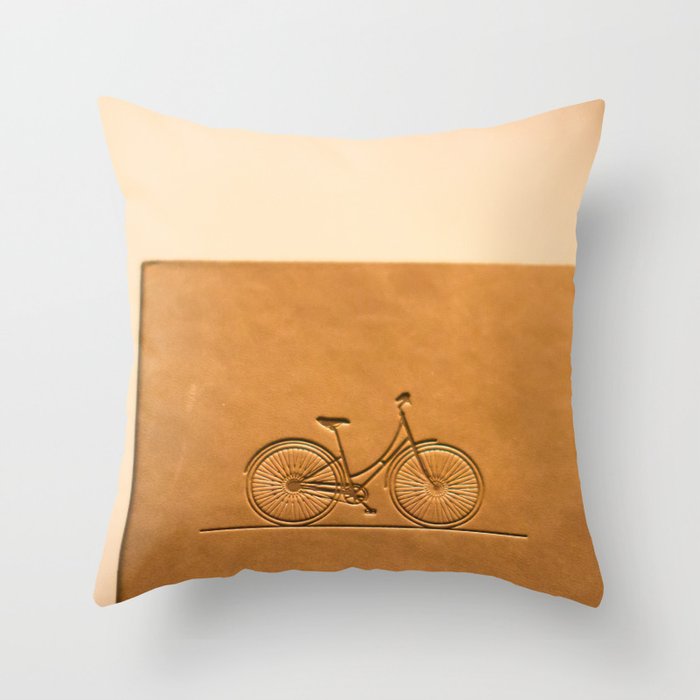 i like to ride my bicycle  Throw Pillow