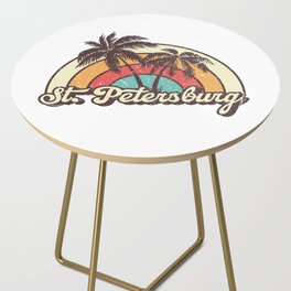 St. Petersburg beach city Side Table