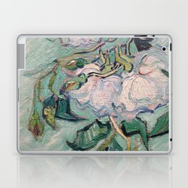 CLASSICS | VAN GOGH - White Roses | Close up Laptop & iPad Skin