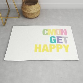Cmon Get Happy Area & Throw Rug