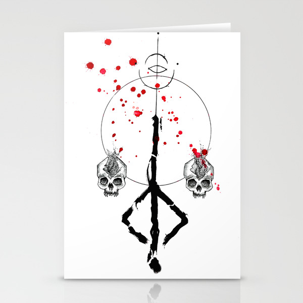 Bloodborne Hunter Rune Stationery Cards By Mmepoppy Society6