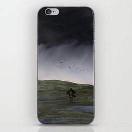 Rider in the Storm iPhone Skin