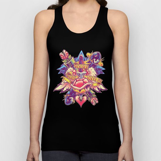 BOWSER NEVER LOVED ME Unisex Tank Top