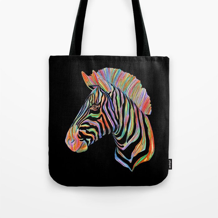 Fantasy Zebra Tote Bag