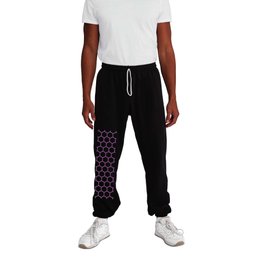 Honeycomb (Purple & White Pattern) Sweatpants