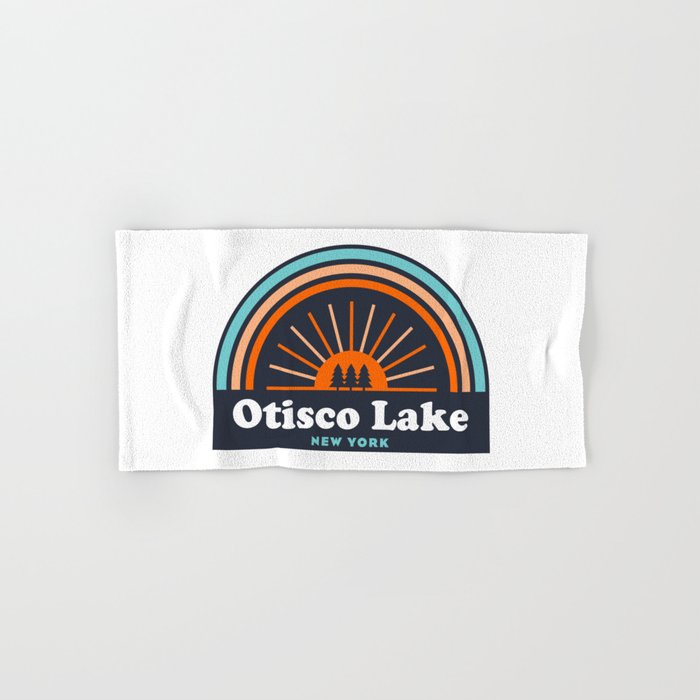 Otisco Lake New York Rainbow Hand & Bath Towel