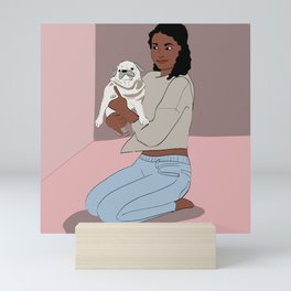 Pug Mini Art Print