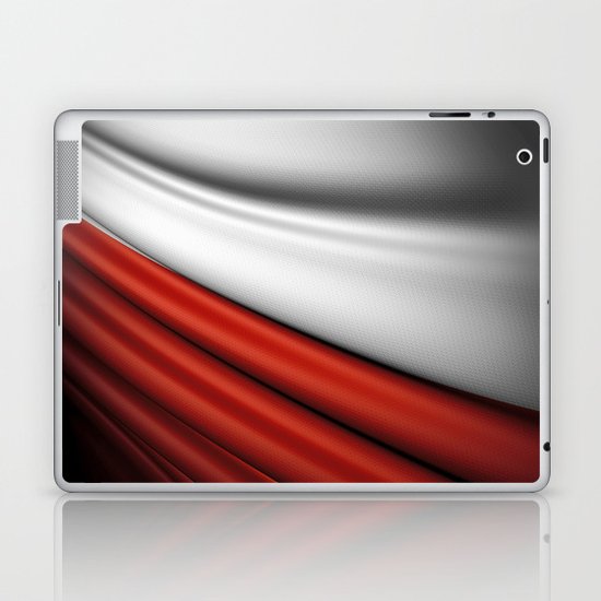 flag of Poland Laptop & iPad Skin