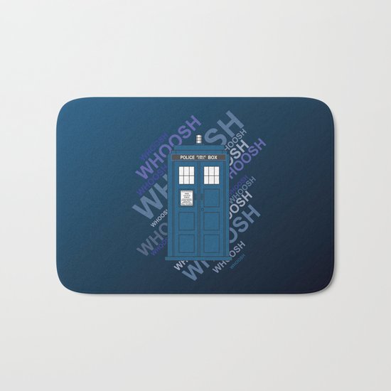 Tardis Whoosh sound Doctor Who Bath Mat
