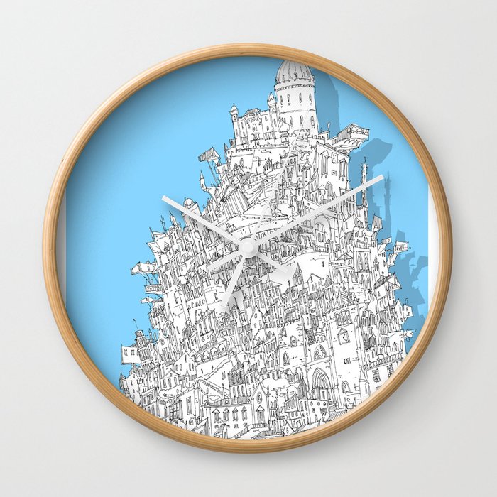 Babel-City Wall Clock