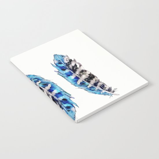 Three Feathers Watercolor Notebook