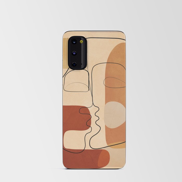 Abstract Line Kiss 2 Android Card Case