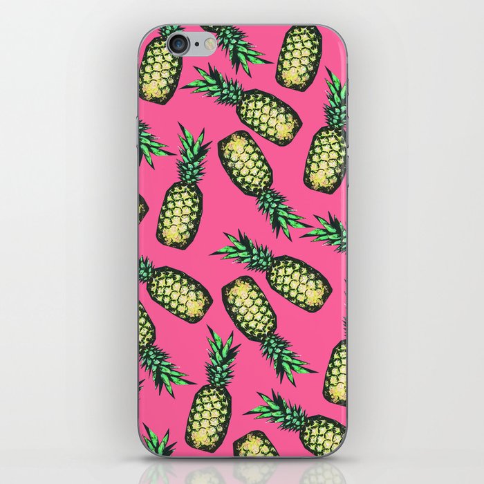 Pineapple Pattern iPhone Skin by Georgiana Paraschiv | Society6
