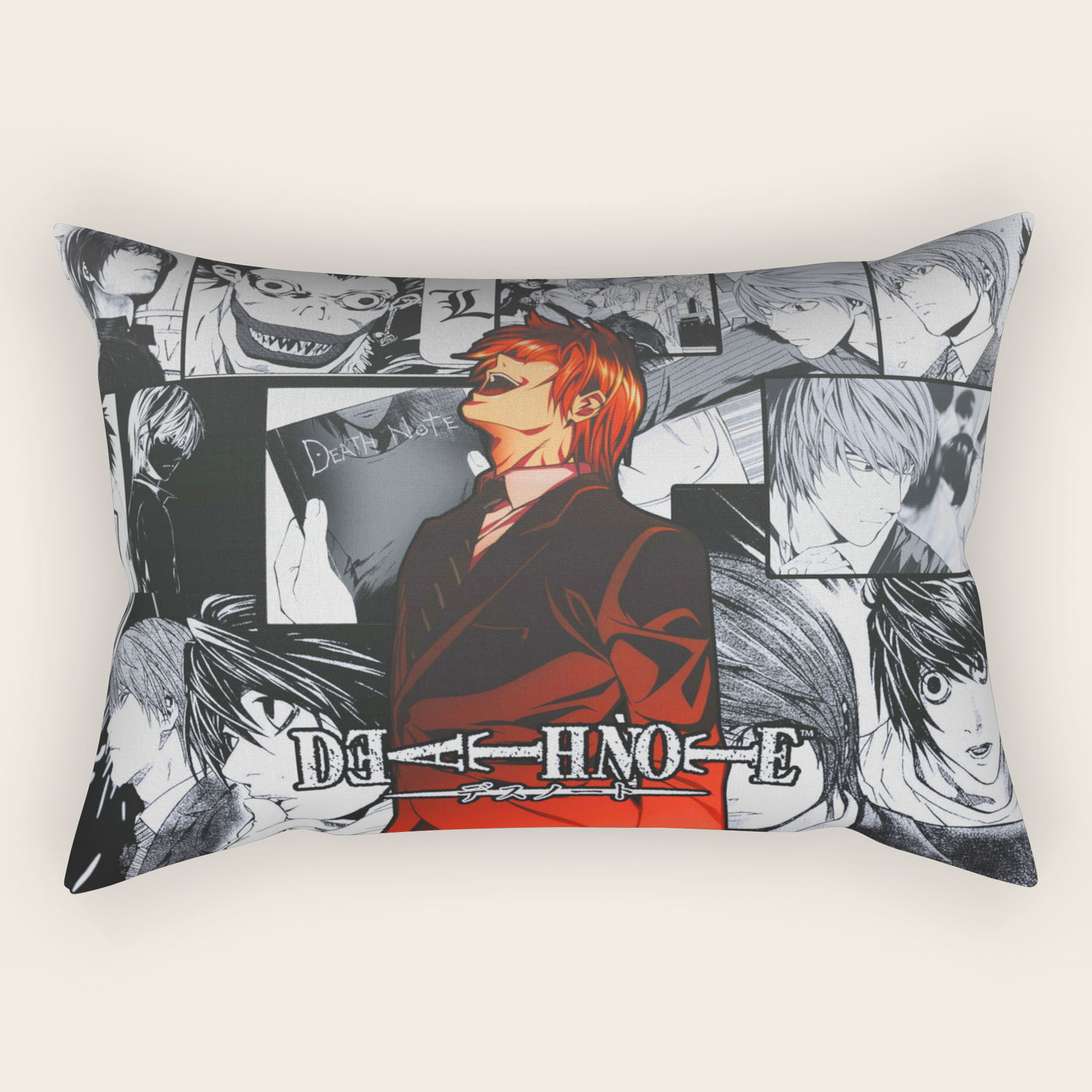 Death Note Rectangular Pillow By Animoke Society6