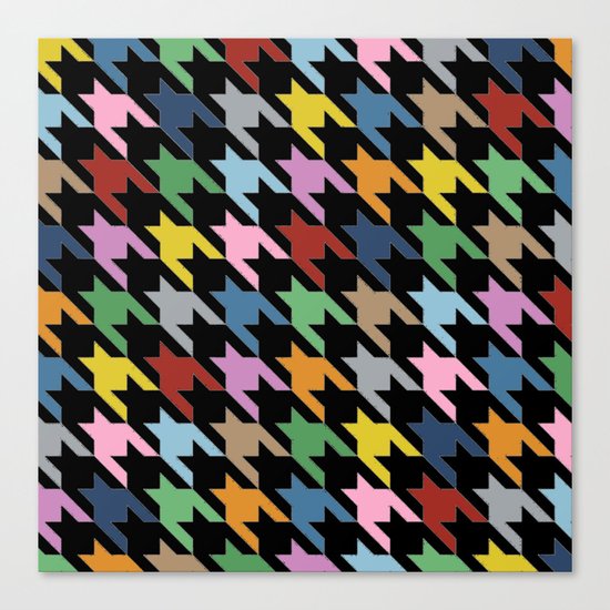 Black Dog T Canvas Print