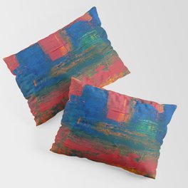 The City Abstract Painting Pillow Sham