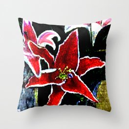 Tiger Lily jGibney The MUSEUM Society6 Gifts Throw Pillow