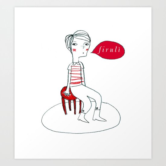 Firulì Art Print