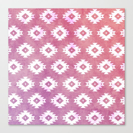 Aztec Pattern 10 Canvas Print