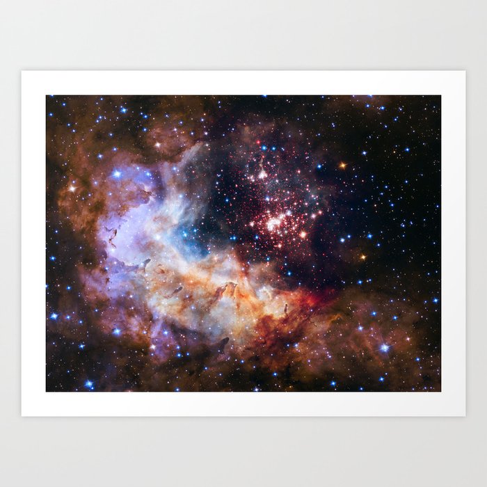 Star Cluster in the Milky Way Art Print