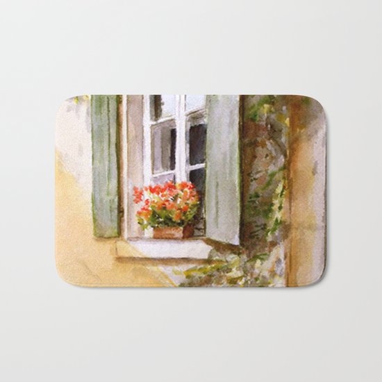 A Window in Hungary Bath Mat