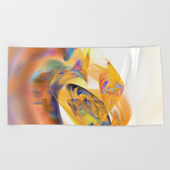 Mirrow Beach Towel