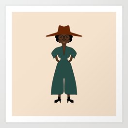 Life is Better in a Hat Art Print