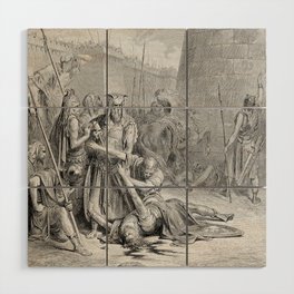 Death of Abimelech - Gustave Dore Wood Wall Art