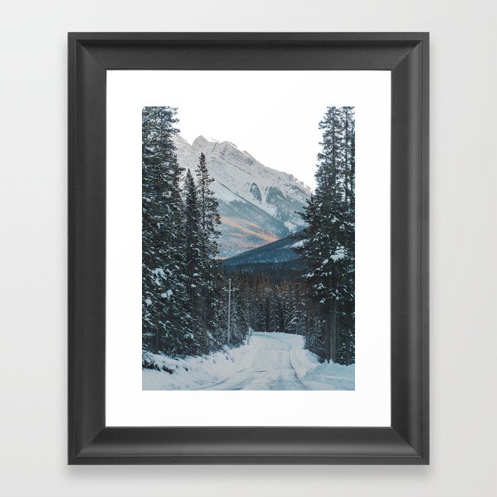 Canmore Mountainscape IV | Alberta, Canada | Landscape Photography Framed Art Print