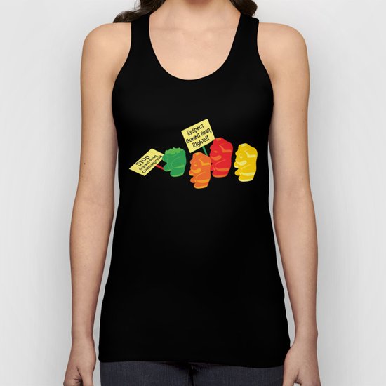 Stop Gummibear Cruelty! Unisex Tank Top