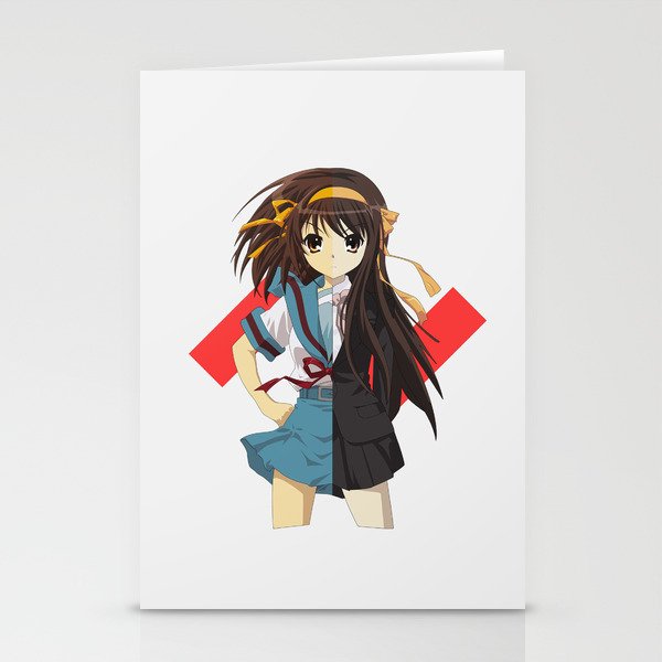 Haruhi Suzumiya Stationery Cards