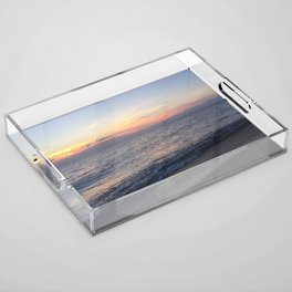 Ocean at Sunset Acrylic Tray