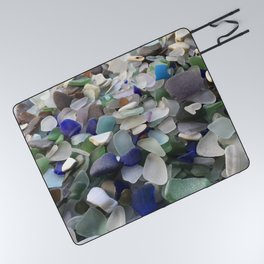Sea Glass Assortment 5 Picnic Blanket